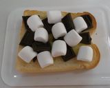 バレンタイン♡マシュマロ＆チョコトースト作り方4写真