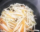 簡単、節約、ヘルシーなもやしの胡麻酢あえ作り方2写真