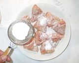 三角肉巻きのトマトソース煮♪豚肉で簡単作り方7写真