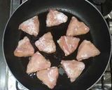 三角肉巻きのトマトソース煮♪豚肉で簡単作り方8写真