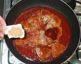 三角肉巻きのトマトソース煮♪豚肉で簡単作り方11写真