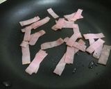小松菜のベーコン入り煮びたし風作り方3写真
