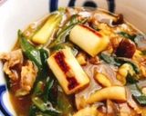 蕎麦だしで作る和風カレー丼作り方6写真