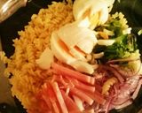 ◆クルクルマカロニサラダカレー風味◆作り方1写真