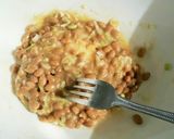 ごま油香る♪簡単納豆パスタ作り方2写真