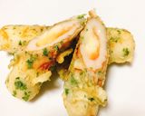 明太チーズ入りちくわの磯辺揚げ作り方5写真