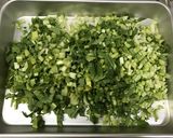 混ぜご飯　カブの葉とシラスの山椒ごはん作り方1写真