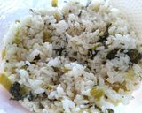 ほっぺ流☆高菜とクリームチーズのおにぎり作り方3写真