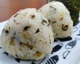 ほっぺ流☆高菜とクリームチーズのおにぎり作り方4写真