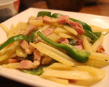 じゃがいもとベーコンのバター醤油炒め♡作り方4写真