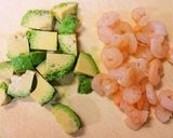 簡単手抜き エビとアボカドのフリッター作り方1写真