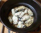 土鍋牡蠣ご飯♡バター醤油味♪作り方6写真