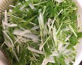 水菜と大根のサラダ作り方1写真