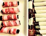 肉巻き！(海苔とゴボウ)作り方4写真
