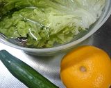 夏みかん入りサラダ作り方1写真