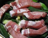 豚肉と青ねぎの酒蒸し作り方3写真