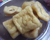 油揚げに入った☆挽肉の煮物☆作り方1写真