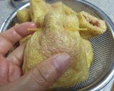 油揚げに入った☆挽肉の煮物☆作り方4写真