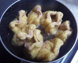 油揚げに入った☆挽肉の煮物☆作り方5写真