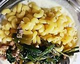 レンジでホワイトソース マカロニグラタン作り方9写真