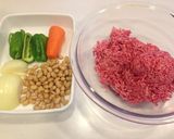 大豆と野菜たっぷりハンバーグ作り方1写真