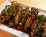 簡単♪フライパンで手羽中の甘辛照り焼き作り方7写真
