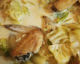 手羽先とキャベツの豆乳煮♪キャベツ消費に作り方11写真