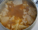 節約！旨い♪鶏むね肉と豆腐のめんつゆ煮！作り方3写真