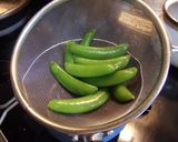 スナップえんどうとオレンジの変わり白あえ作り方5写真