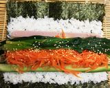 挽肉で韓国風海苔巻☆恵方巻にも作り方8写真