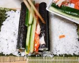 巻き寿司7本入り！巨大恵方巻き作り方5写真