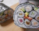 巻き寿司7本入り！巨大恵方巻き作り方8写真