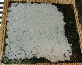 まぐろと玉子で☆市松模様の恵方巻作り方5写真