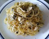 高菜とじゃことクリームチーズのパスタ作り方4写真