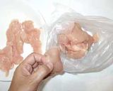 鶏むね肉ポテトチップス焼き♪簡単のりしお作り方3写真