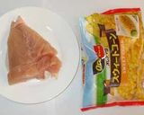 鶏むね肉とコーンのグラタン♪フライパンで作り方1写真
