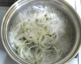 ほうれん草と玉葱と油揚げの白味噌仕立て作り方6写真
