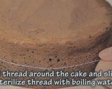 チョコレートケーキ　ガナッシュサンド作り方27写真