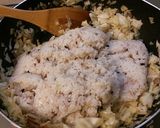 残り飯でベーコンキャベツ焼き飯。作り方3写真