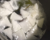 コンニャクと大根の炒め旨味煮込み作り方1写真