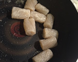 コンニャクと大根の炒め旨味煮込み作り方3写真