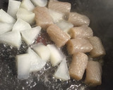 コンニャクと大根の炒め旨味煮込み作り方4写真