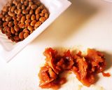 納豆梅しらすのパスタ作り方1写真