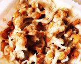 納豆梅しらすのパスタ作り方2写真