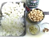 高野豆腐と大豆のトマト煮作り方1写真