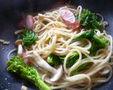 菜の花とウインナーのパスタ♪作り方6写真
