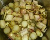 山うど　鯖水煮缶　簡単煮付け〜早春の味〜作り方3写真