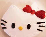超簡単！ キティちゃん ケーキ 誕生日作り方8写真