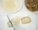 炒めサラダ♪蓮根とゴボウと人参で簡単作り方3写真