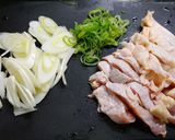 風邪対策！葱もも焼き(ゆず胡椒風味)作り方1写真
